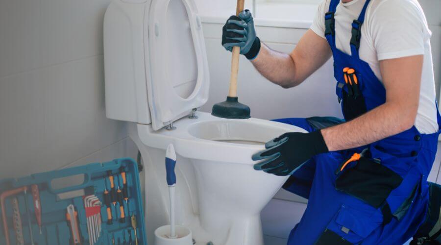 Professional clogged toilet repair in Marshfield, MO